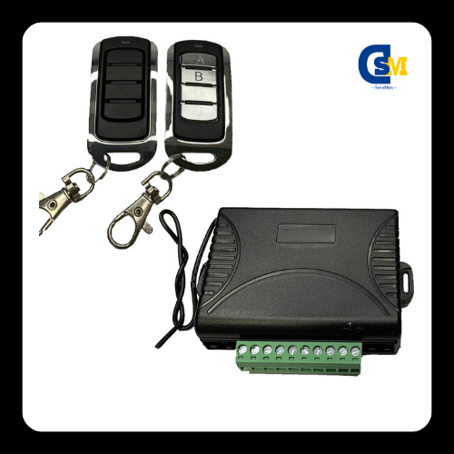 RCV(WIFI)-6SL ตัวรับสัญญาณWIFIพร้อมRemoteควบคุม,สำหรับเปิดประตูไม้กั้น ประตูรั้ว ประตูโรงรถหรืออื่นๆ