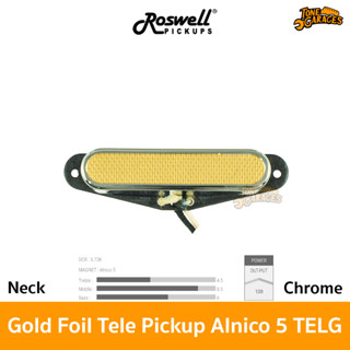 Roswell Gold Foil Telecaster Pickup Alnico 5 TELG ปิ๊กอัพ กีต้าร์ไฟฟ้า เทเล Made in Korea