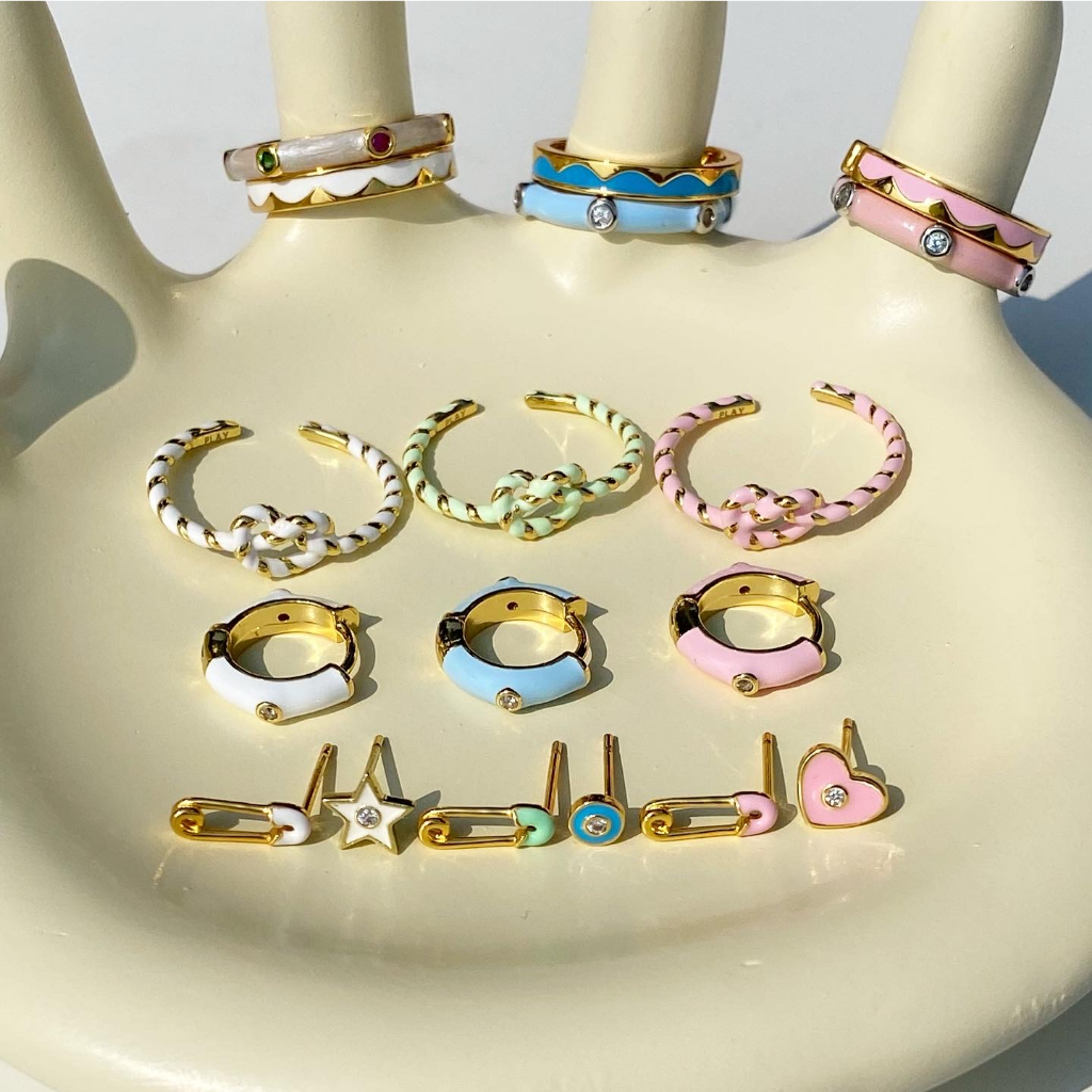 play.palette – Baby candy pin stud (ราคาต่อชิ้น) ราคา ถูกที่สุด ดีลบีเคเค แกลเลอรีภาพที่ 5