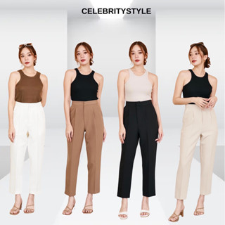 New! Celebrityy.style Cb32 Elite กางเกง เอวสูง ทรงขาเดฟ