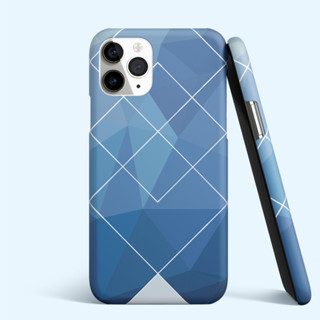 พร้อมส่ง เคสลาย Blue Geometric  มีเคสทุกรุ่น