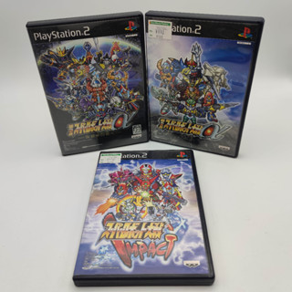 Super Robot Taisen รวม 3 ภาค แผ่นแท้ PlayStation 2 PS2 แผ่นรอยนิดหน่อย เล่นได้ ภาค Alpha + Alpha - Shuuen no Ginga e + I