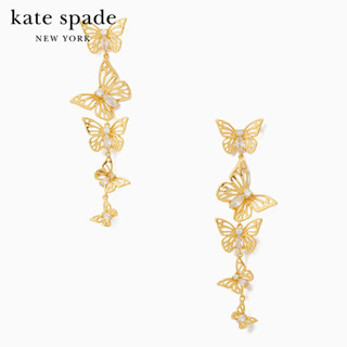 KATE SPADE NEW YORK GOLD BUTTERFLY EARRINGS KC759 ต่างหู