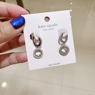 ✨ต่างหู kate spade ห้อยโพธิ์ดำsilver/rose gold