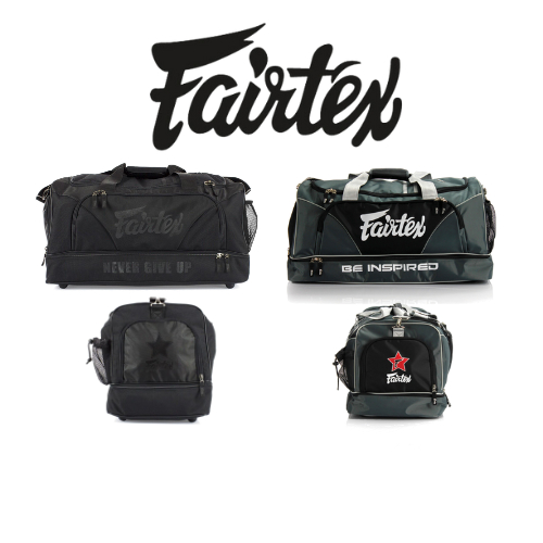 กระเป๋ายิม แฟร์แทกซ์ Fairtex BAG2 Gym Bag Waterproof Nylon Black/Gray Colors กันน้ำ ไนลอน อุปกรณ์มวย