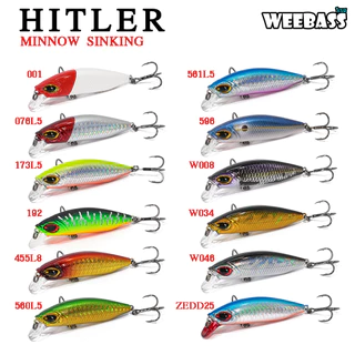 WEEBASS LURE เหยื่อปลั๊ก - รุ่น HITLER SINKING เหยื่อปลอม เพนซิล เหยื่อตกปลา