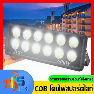 สปอตไลท์ ใช้ไฟ 220V (ไฟบ้าน) โคมไฟสนามบอล ใช้ภายนอก Spotlight 500W 400W, 300W, 200W, กันน้ำ กันฝน น้ำหนักเบา