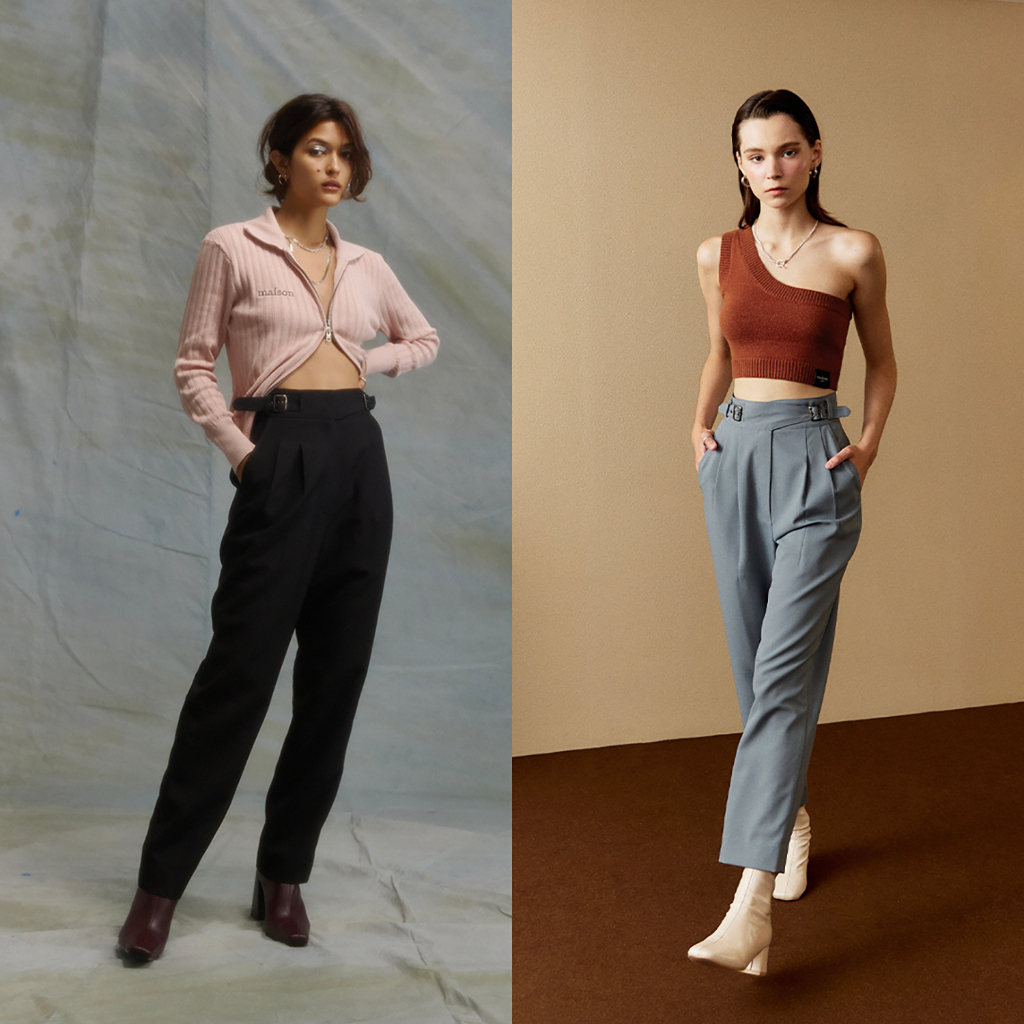maison KEEPS | Melbourne Pants กางเกงทรงกระบอกตรง เอวเข็มขัด ปรับขนาดได้ | Limited ไม่ผลิตเพิ่ม