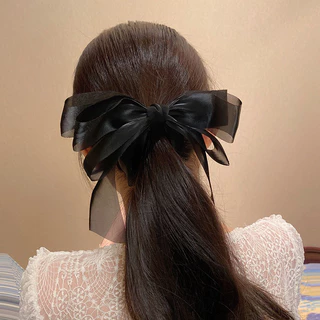 🇹🇭พร้อมส่งในไทย🇹🇭 กิ๊บกล้วยติดผม BOW DECOR CLIP ทรงโบว์พริ้วสวย