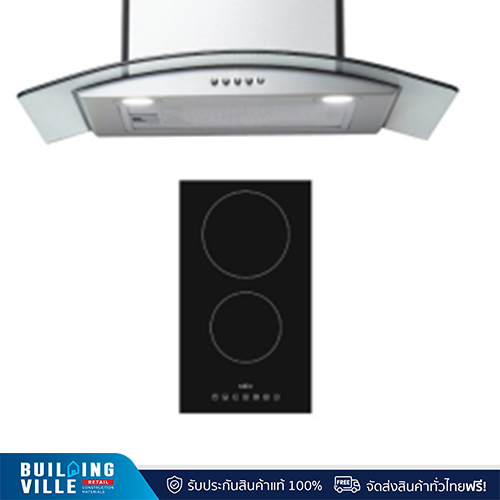 [ส่งฟรี!!] MEX ชุดเครื่องดูดควัน KV7269X60 + เตาไฟฟ้าฐานกระจกเซรามิก HVN232