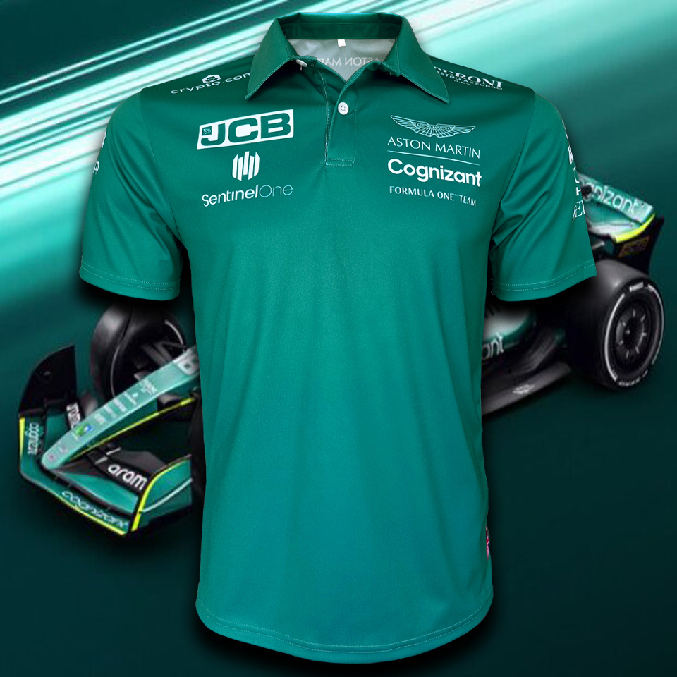 เสื้อ Polo Shirt F1 Cognizant Team เสื้อโปโลฟอร์มูล่าวัน ทีม คอกนิเซินท์ #FM0041 ไซส์ S-5XL