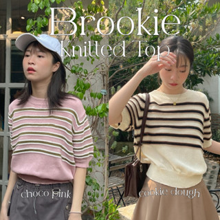 Choosedress A1865 Brookie Knitted Top เสื้อไหมพรมแขนสั้น