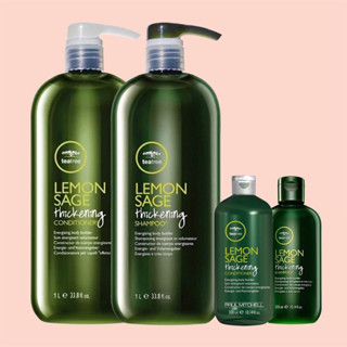 Paul Mitchell  LEMON SAGE THICKENING 300 1000 ml.แชมพู ครีมนวดผมที่ช่วยลดความมันและเพิ่มความพองให้ผมดูมีเนื้อผม