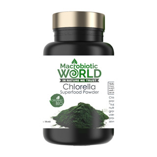 Organic/Bio Chlorella Powder | ผงสาหร่ายคลอเรลลา 100g