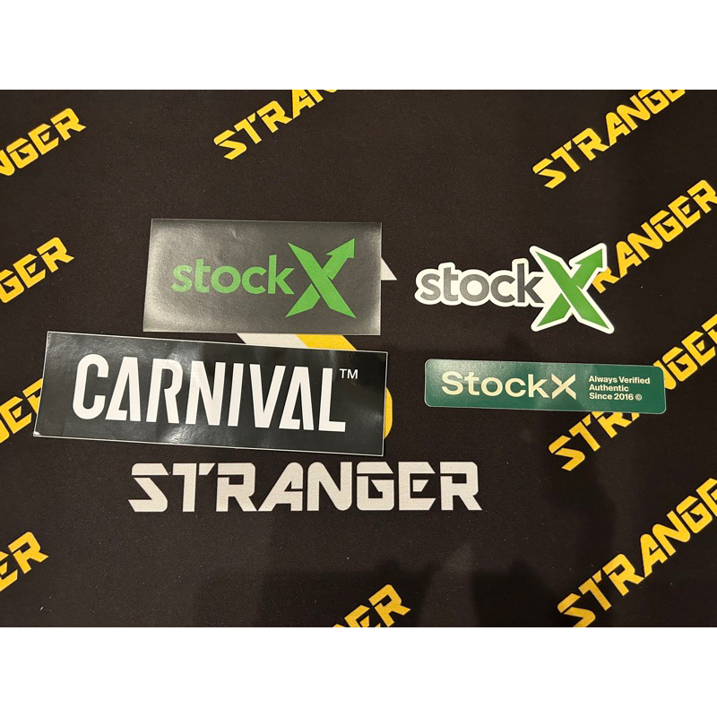 Sticker Supreme Stockx and Carnival