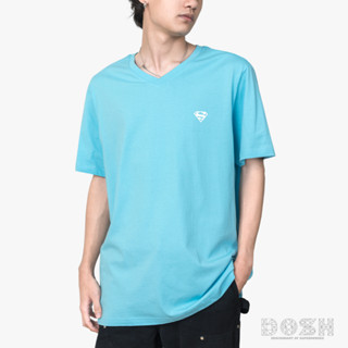 DOSH MENS T-SHIRTS SUPERMAN เสื้อยืดคอวี แขนสั้น ผู้ชายDSMT5191-LB