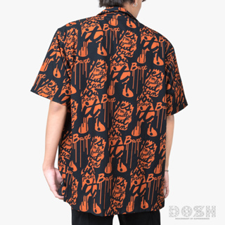 DOSH HAWAII COLLECTION THE SIMPSONS เสื้อเชิ้ตฮาวาย ผู้ชาย  DSIMS5001-OR