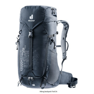 เป้ deuter รุ่น Trail 24 โลโก้ใหม่ ปี 2023 สีดำ Black 125