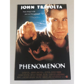 Handbill (แฮนด์บิลล์) หนัง “Phenomenon” ใบปิดไทย จากค่ายหนัง ราคา 120 บาท