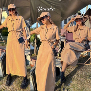 ! Camping Street Style Set  เซทเสื้อเชิ้ตแขนสั้น จับคู่มาพร้อมกับกระโปรงยาวทรงเอ เจาะกระเป๋าล้วงข้างทั้ง 2 ข้าง