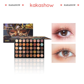 kakashow พาเลทอายแชโดว์ 40 สี เนื้อใยไหม ประกายชิมเมอร์ กลิตเตอร์ สีสวย Eye Shadow Palette SXY657