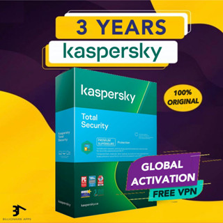 Kaspersky Total Security 3 ปี - ORIGINAL Antivirus ซอฟต์แวร์ป้องกันความปลอดภัย