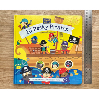 บอร์ดบุ๊ค ภาษาอังกฤษ  Pesky Pirates - Find all flaps inside!