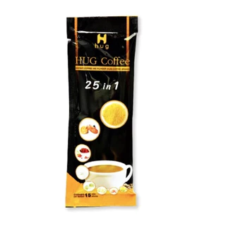 Hugcoffeeฮักคอฟฟี่25in1กาแฟเพื่อสุขภาพปรุงสำเร็จ