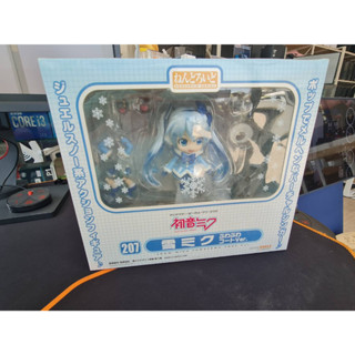 ของแท้ ครบกล่อง Nendoroid Character Vocal Series 01 Hatsune Miku Snow Miku Fluffy Coat Ver. Non-scale ABS &amp; PVC painted