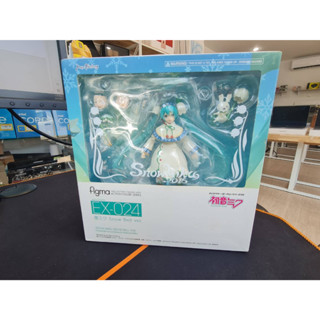 ของแท้ ครบกล่อง  Figma EX-024 Snow Miku 2015 Snow Bell Ver (Vocaloid)