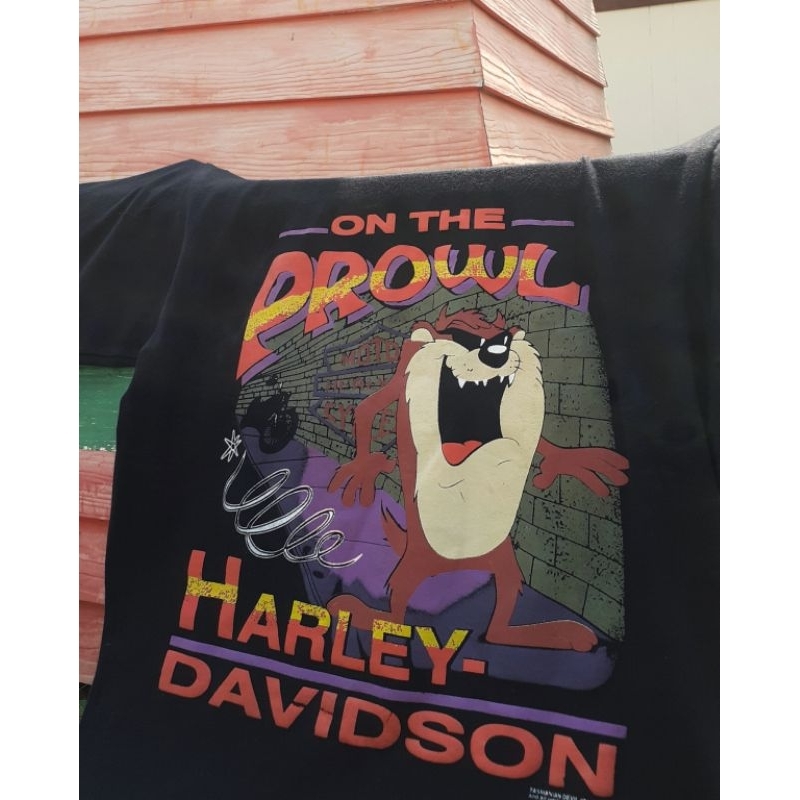 เสื้อ Looney tunes × Harley davidson 90s