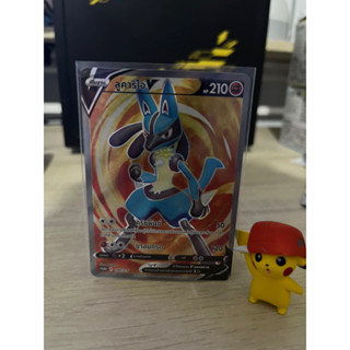 ลูคาริโอ SR PROMO LUCARIO การ์ดโปเกมอน (Pokemon Trading Card Game) ภาษาไทย