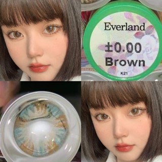 คอนแทคเลนส์ รุ่น Everland/Cocoro สีเทา/ตาล Gray/Brown ค่าสายตา (0.00)-(-6.00) เปลี่ยนแทนทุกเดือน