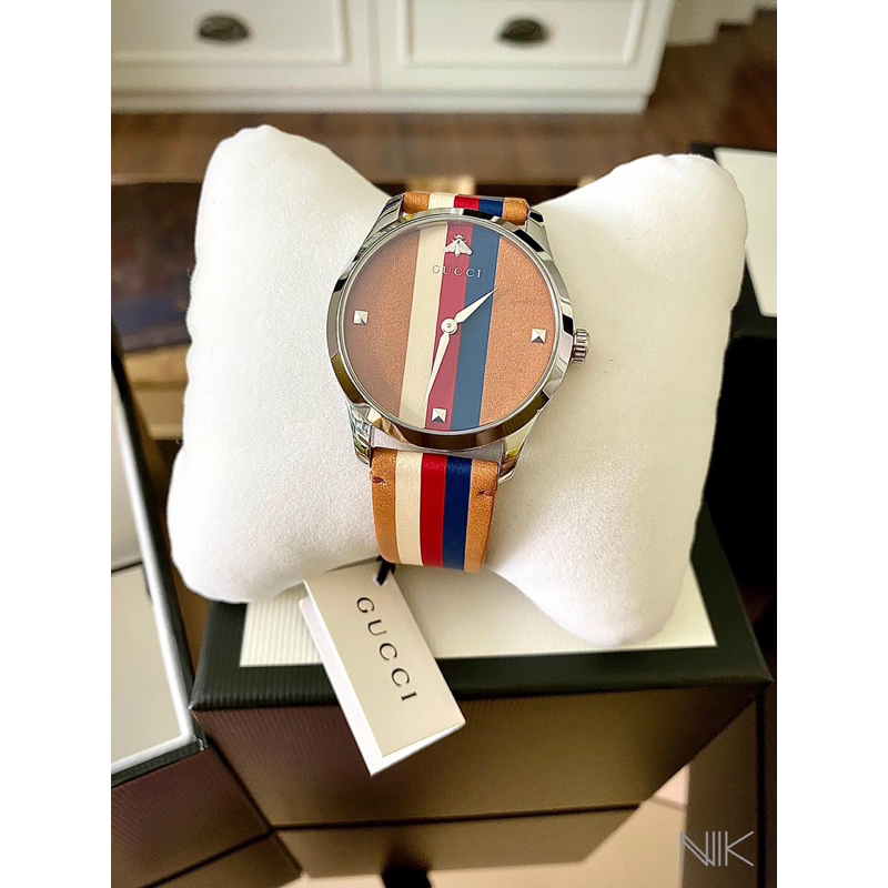 💗ของแท้100%💗Gucci Men's Brown Watch - YA1264078