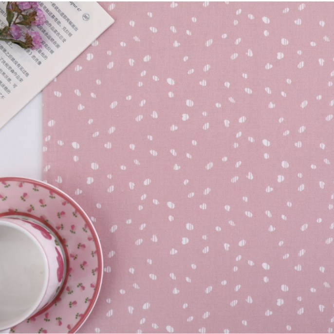 ผ้าคอตตอน 100% ทอทวิล ผ้าเมตร หน้ากว้าง 1.6 เมตร พิมพ์ลายดอกไม้