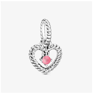 [พร้อมส่ง สินค้าแท้ 💯] Pandora October Birthstone Heart Dangle Charm