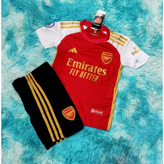 ชุดกีฬาเด็กทีม อาร์เซนอล  ชุดสโมสร(เสื้อพร้อมกางเกง) ขนาดเด็ก 2ปี/12 ปี