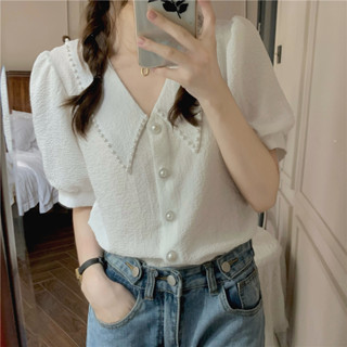 เสื้อคอปกแบบแหลม bb049