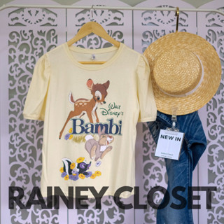 Rainey Closet - เสื้อยืดคอกลม Bambi แขนตุ๊กตา