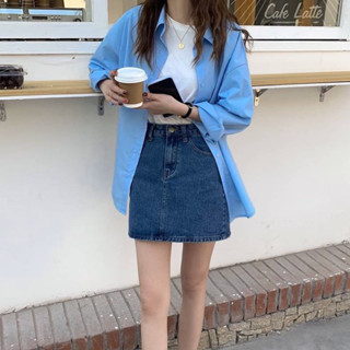 Dark blue jeans skirt🥤