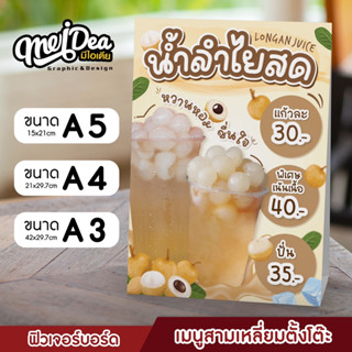 ป้ายน้ำลำใย วัสดุกันน้ำ