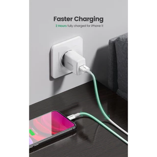 UGREEN รุ่น 20728 สายชาร์จไอโฟน 2.4A MFI Lightning to USB 2.0 สายยาว 1 เมตร