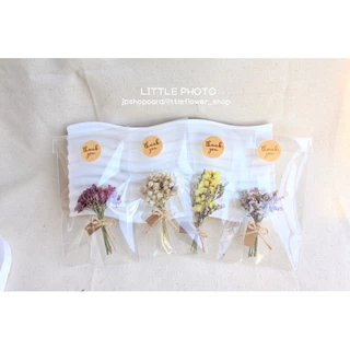 JPCraft🌻-พร้อมส่ง-ช่อดอกไม้แห้ง ไซส์มินิ ช่อดอกไม้จิ๋ว พร้อมป้ายเเทกน่ารักๆ(ขั้นต่ำ3ช่อ)(FM1)