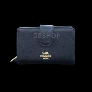 กระเป๋าสตางค์ COACHH WOMENS MEDIUM CORNER ZIP WALLET