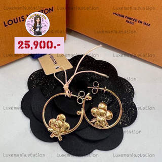 👜: New!! Louis Vuitton Earrings 2.5 cm.‼️ก่อนกดสั่งรบกวนทักมาเช็คสต๊อคก่อนนะคะ‼️