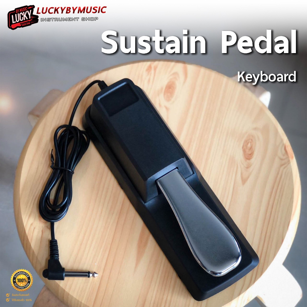 (พร้อมส่ง) Pedal เปียโน Sustain Pedal Keyboard แป้นเหยียบเปียโน คีย์บอร์ด แป้นเหยียบ ฟุตสวิทซ์