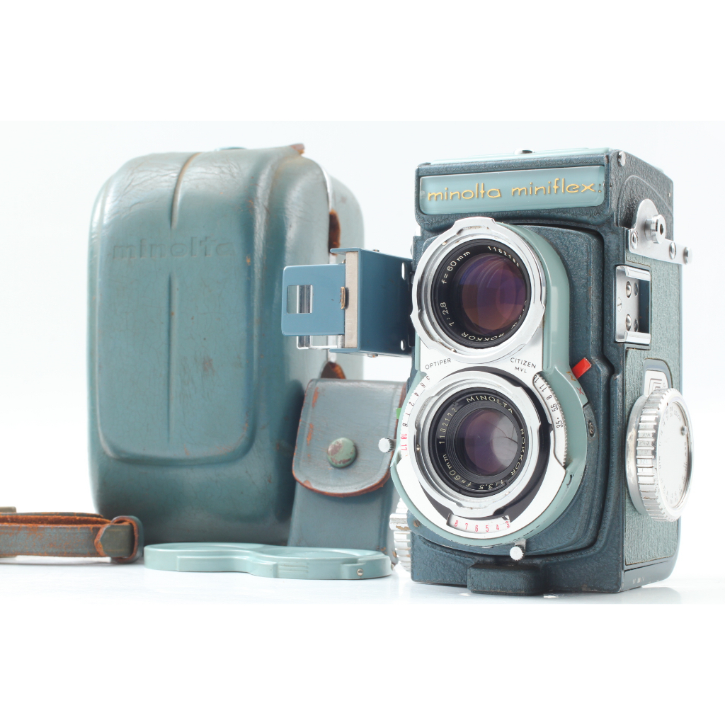 USED Minolta Miniflex TLR Film Camera Rokkor 60mm f/3.5 lens Direct From JAPAN