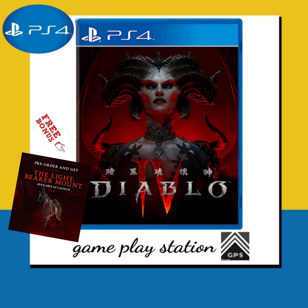 ps4 diablo iv + dlc ( english )