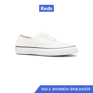 KEDS รองเท้าผ้าใบ แบบผูกเชือก รุ่น SURFER ORGANIC COTTON สีขาว ( WF64851 )