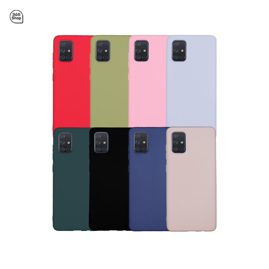 เคส สำหรับ Samsung Galaxy A71 4G เคสซิลิโคนนิ่ม สีพาสเทล TPU บาง